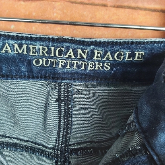 📣2/40$📣 AMERICAN EAGLE Sky High jeggins size 4 - Picture 7 of 8